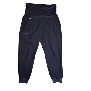 Figs Zamora Maternity Jogger Scrub Pants BLACK XL